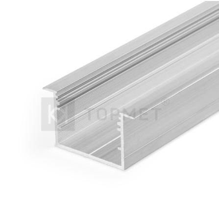 3m LED juostos profilis VARIO30-07 ACDE-9/U9, neanoduotas aliuminis - Image 2