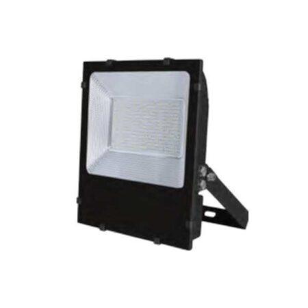 100W LED prožektorius OPTONICA, juodas, 6000K, IP65