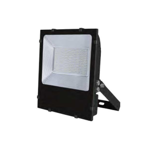 100W LED prožektorius OPTONICA, juodas, 6000K, IP65