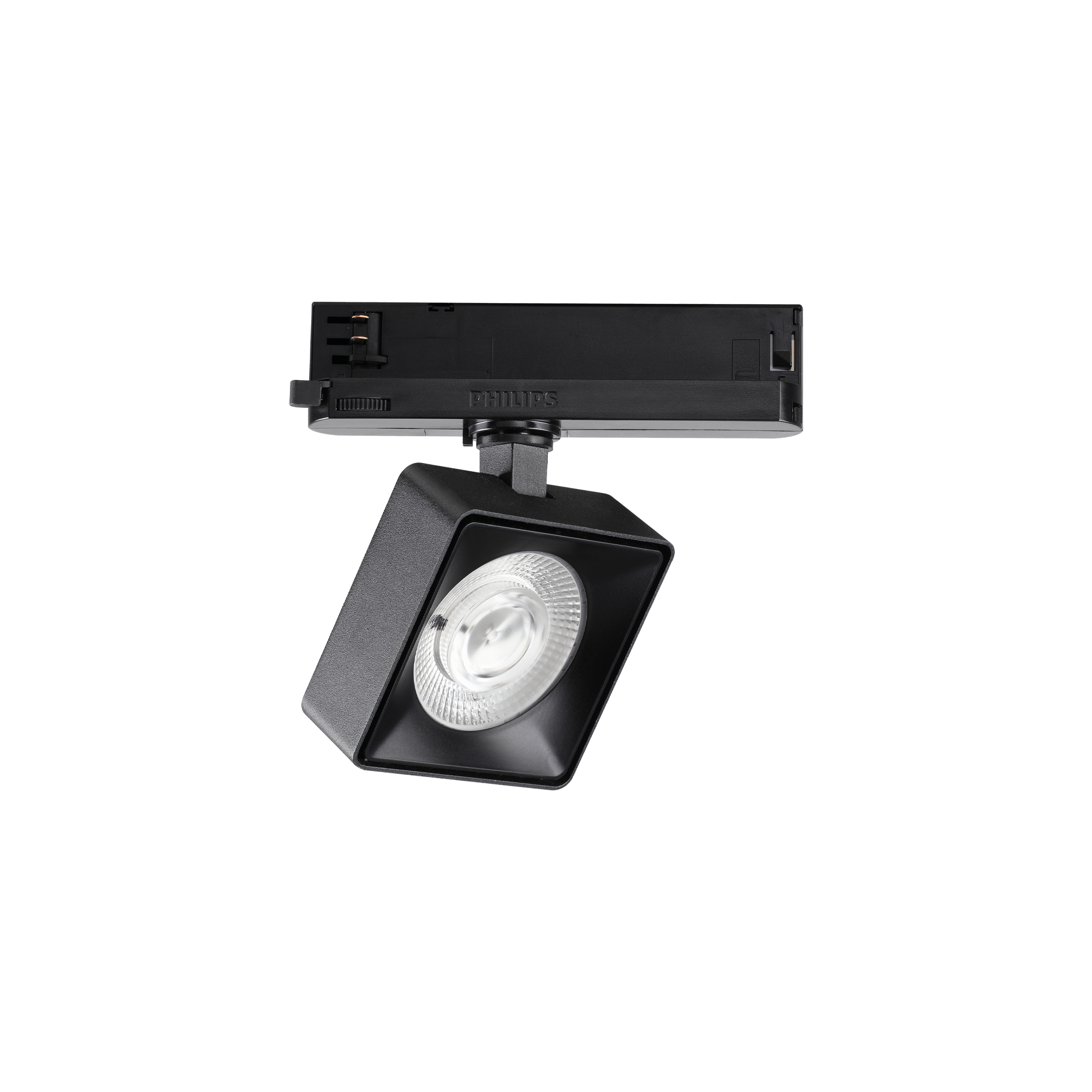 22W LED šviestuvas į 3 fazių bėgelį POV, juodas, 3000K, 296357
