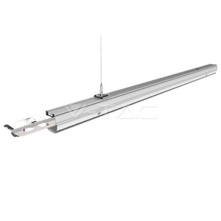 50W LED pakabinamas linijinis šviestuvas, 4000K, šviestuvai gali būti jungiami tarpusavyje