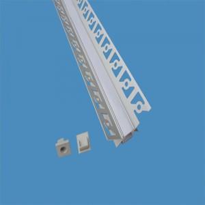 LED juostos profilis V-TAC, aliuminis, 2m, ovalo formos, baltos spalvos.