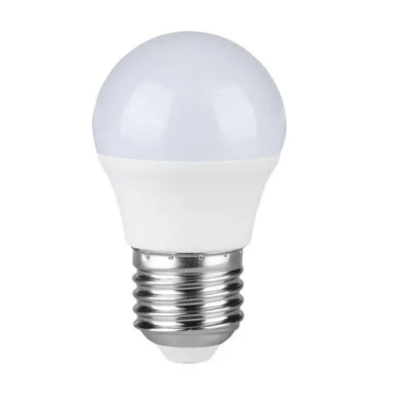 4,5W LED lemputė, G45, E27, 4000K