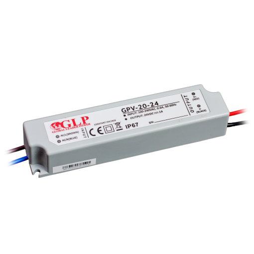 24W LED Maitinimo šaltinis GLP 24V IP67 - Image 2