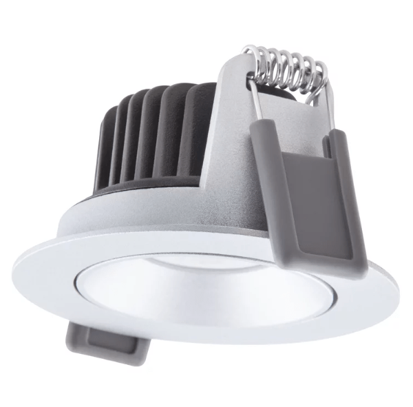 4/6/8W LED įleidžiamas šviestuvas, sidabro sp., 3000K, dimeriuojamas, reguliuojamas - Image 3