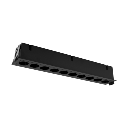 24W LED įleidžiamas šviestuvas INVISIBLE, juodas, 3000K, dimeriuojamas, E3980100NDP