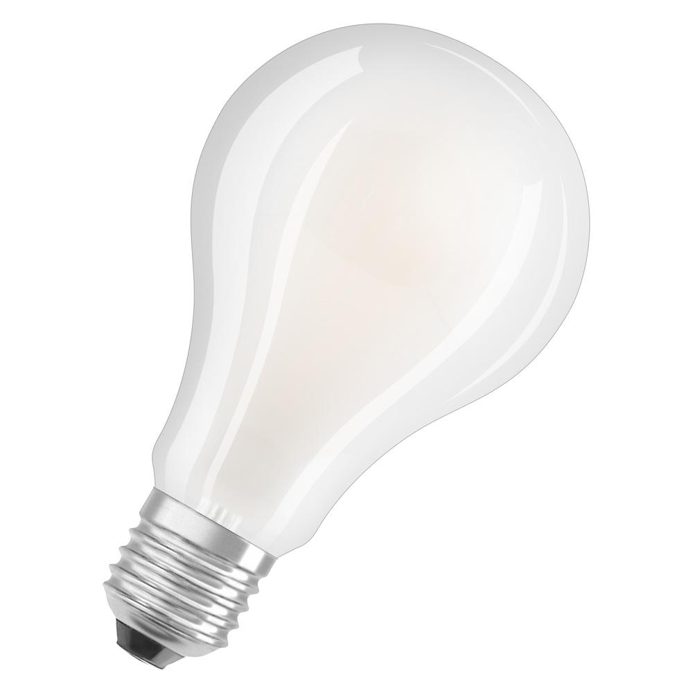24W LED lemputė CLASSIC A, E27, baltos matinės sp., 4000K