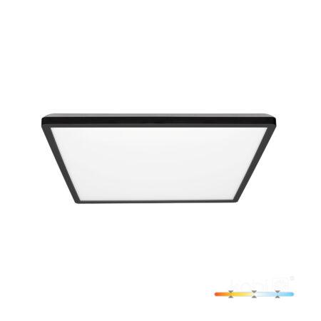 24W LED lubinis šviestuvas NIVERA SQUARE, juodas, 3000/4000/6000K, IP54