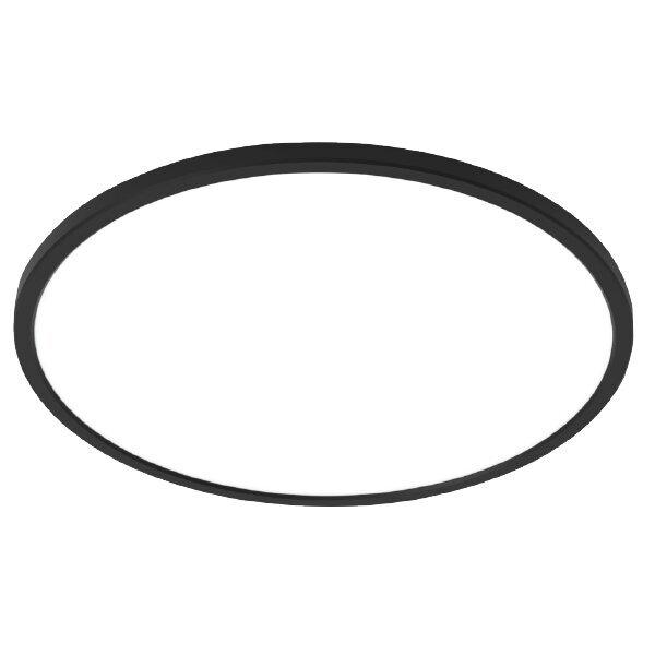 24W LED paviršinė panelė, juoda, 3000K-6000K, dimeriuojama
