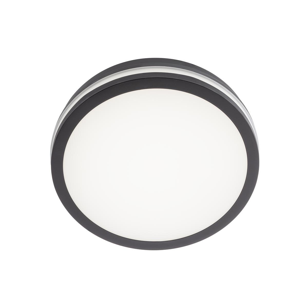 24W LED paviršinis lauko šviestuvas ISOLA, tamsiai pilkas, 3000/4000/6500K, IP54, su judesio davikliu, 90290 - Image 3