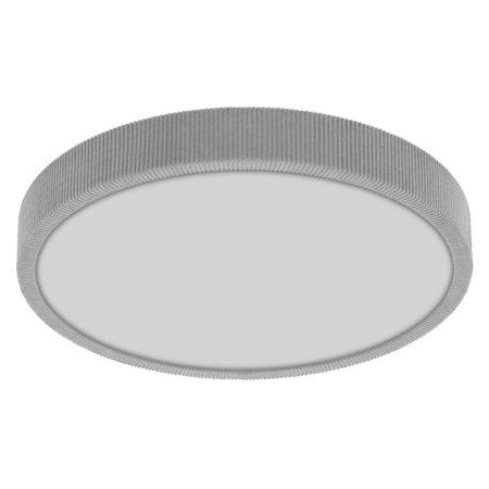 24W LED paviršinis šviestuvas ORBIS MATTEO, šviesiai pilkas, 3000K, dimeriuojamas
