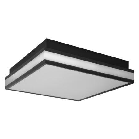 24W LED paviršinis šviestuvas SMART+ MATTER, juodas, 3000/6500K, dimeriuojamas