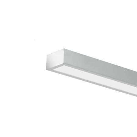 24W LED sieninis šviestuvas HORIZON, chromo sp., 3000/4000K, IP44, 01-3787