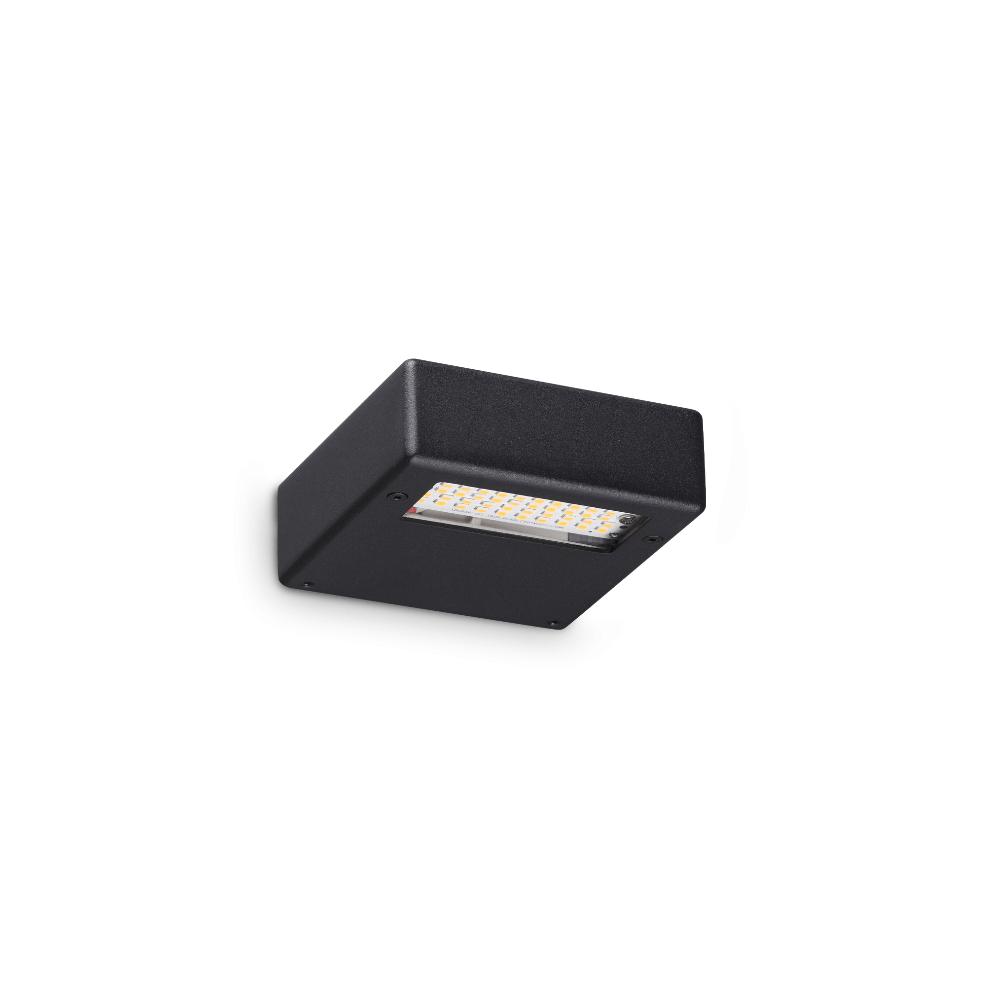 24W LED sieninis šviestuvas TAB, juodas, 3000K, 369167