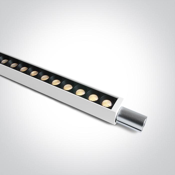 24W LED šviestuvas į magnetines sistemas P&P, baltas, 3000/3500/4000K, 48V, 50°, 42112PB/W/V