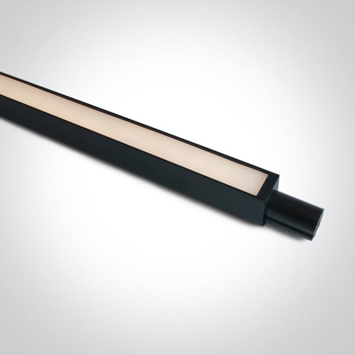 24W LED šviestuvas į magnetines sistemas P&P, juodas, 3000/3500/4000K, 48V, 110°, 42100PB/B/V