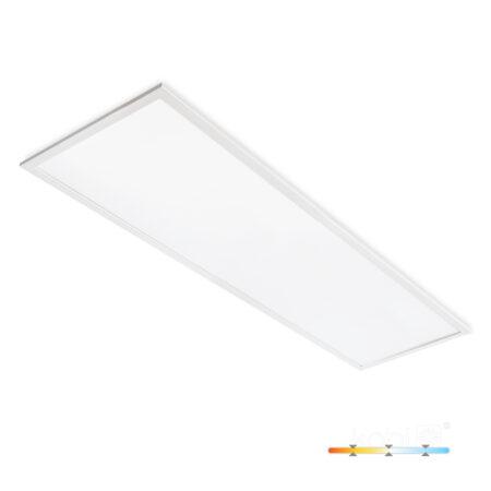 25/36/40W LED panelė CAPRI, balta, 3000/4000/5700K, 30x120cm, IP44, UGR19