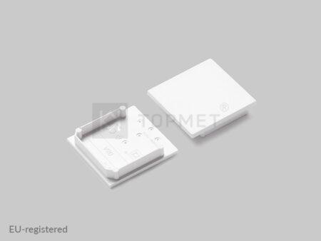 LED juostos profilio VARIO30-08ABCD užbaigimo elementai, balti, 8vnt.