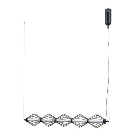 25W LED pakabinamas šviestuvas SEVIL, juodas, 3000K