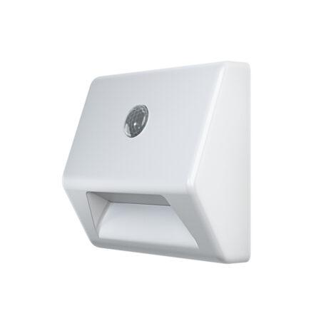 0,25W LED sieninis naktinis šviestuvas NIGHTLUX, baltas, 4000K, su baterija ir judesio bei šviesos jutikliu, IP54