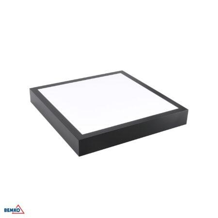 26-34W LED paviršinė panelė GRANDER, juoda, 3000K/4000K/6500K, IP44