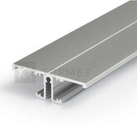3m LED juostos profilis BACK10 A/UX, anoduotas aliuminis - Image 3