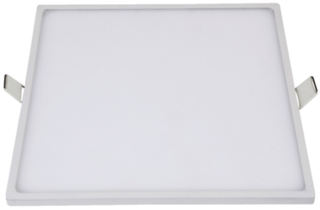 24W LED įmontuojama panelė, kvadratinė, balta, 4000K