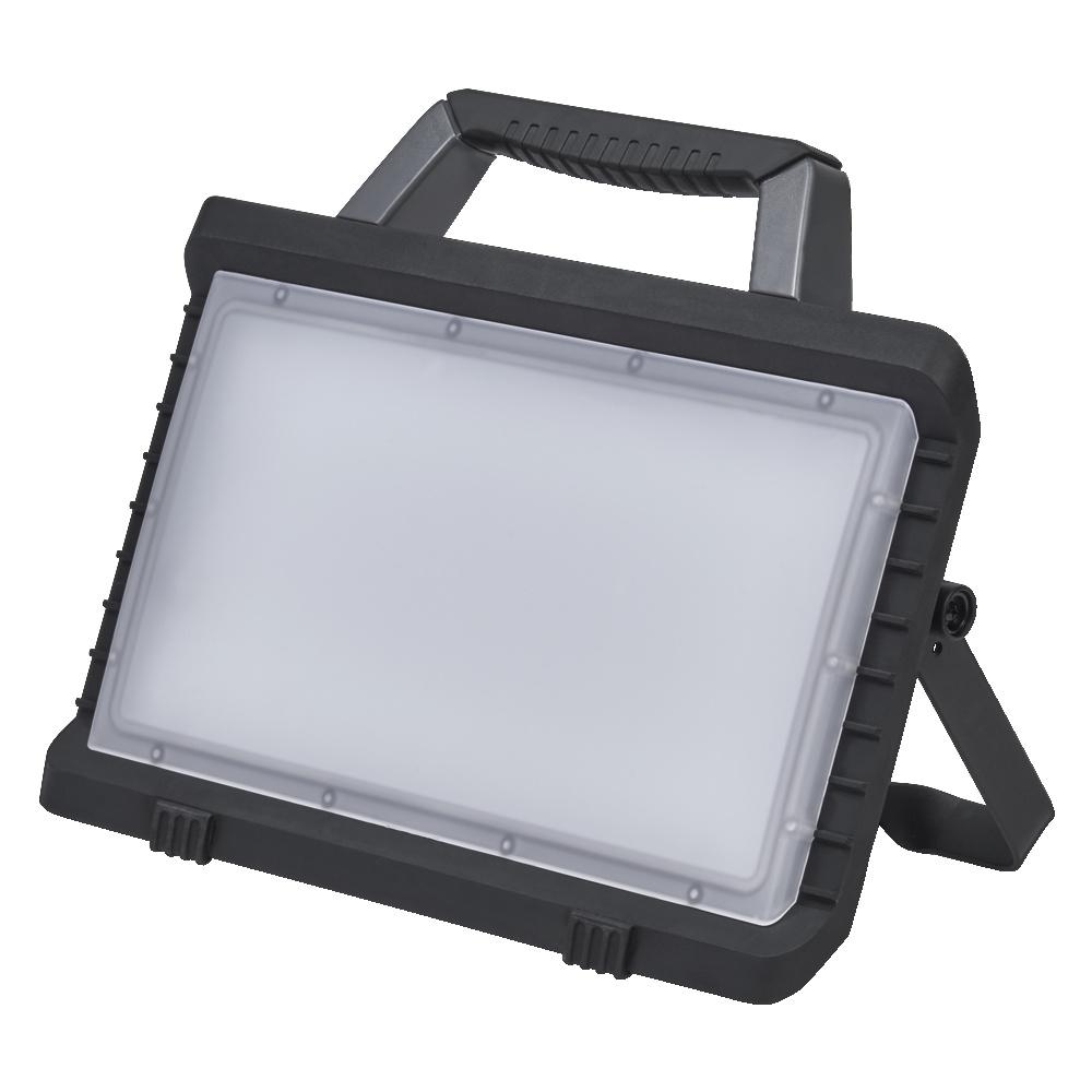 26W LED žibintuvėlis - prožektorius WORKLIGHTS VALUE, juodos/pilkos sp., 6500K, dimeriuojamas, su baterija, IP54