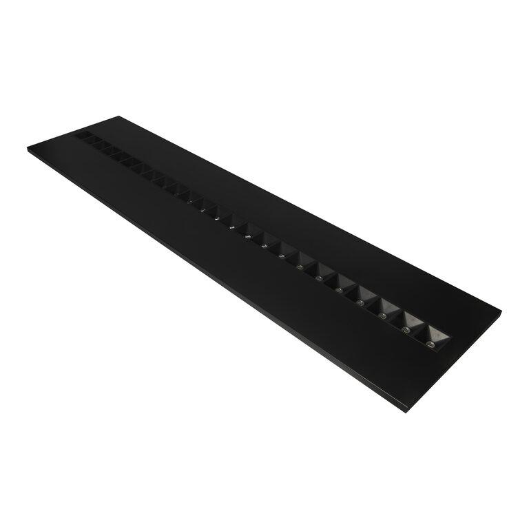 27,5W LED panelė LOUVER, juoda, 4000K, 120x30cm - Image 2