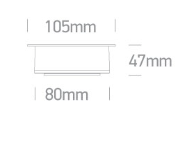 15W įleidžiamas pakreipiamas šviestuvas, baltas, 3000K, 11115G/W/W - Image 2