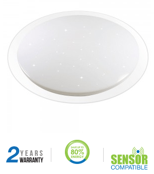 60W LED paviršinis šviestuvas, su šviesos valdymo pulteliu, dimeriuojamas.