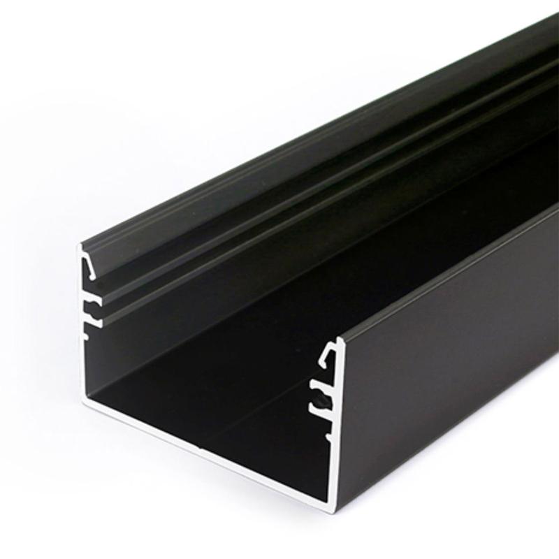 LED juostos profilis LOWI, juodas, 2m