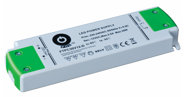 30W maitinimo šaltinis POS, 24V, PFC, 1.25A, dimeriuojamas - Image 2