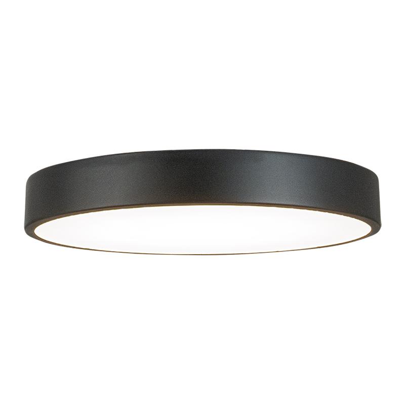 28W LED lubinis šviestuvas, matinės juodos sp., 3000K, dimeriuojamas, 25377