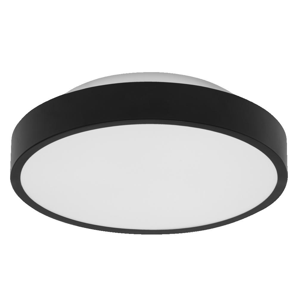 28W LED paviršinis šviestuvas SMART+ ORBIS, juodas, 3000/6500K/RGB, dimeriuojamas