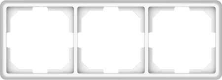 Rėmelis VILMA STANDARD ST 150, 3 vietų, baltas