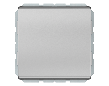 Perjungiklis VILMA STANDARD ST 150, 1 klavišo, be rėmelio, metalo spalvos