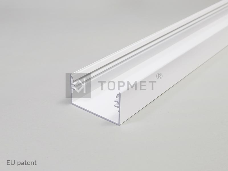 LED juostos profilis LOWI, baltas, 2m