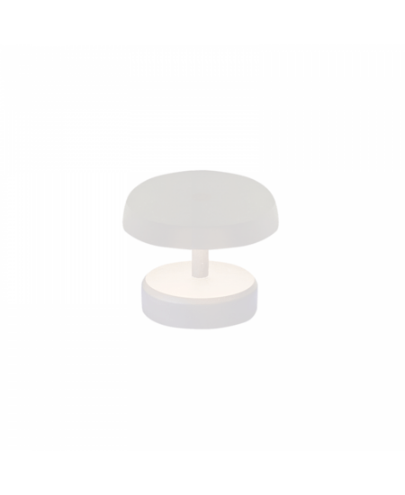 2W LED įkraunamas stalo šviestuvas, baltas, 3000K, dimeriuojamas, IP44, E401