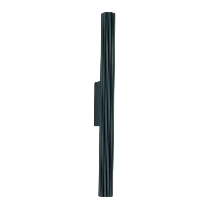 2x6W LED sieninis šviestuvas, juodas, 3000K, 25218