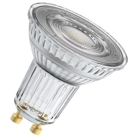 3,7W LED lemputė PAR16, GU10, PAR16, skaidri, 36°, 2700K, dimeriuojama