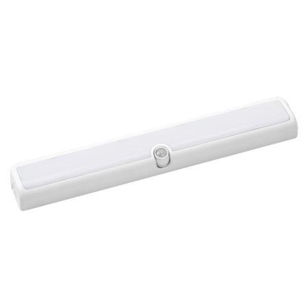 3,8W LED įkraunamas paviršinis šviestuvas LINEAR, baltas, 3000K, dimeriuojamas, su judesio davikliu