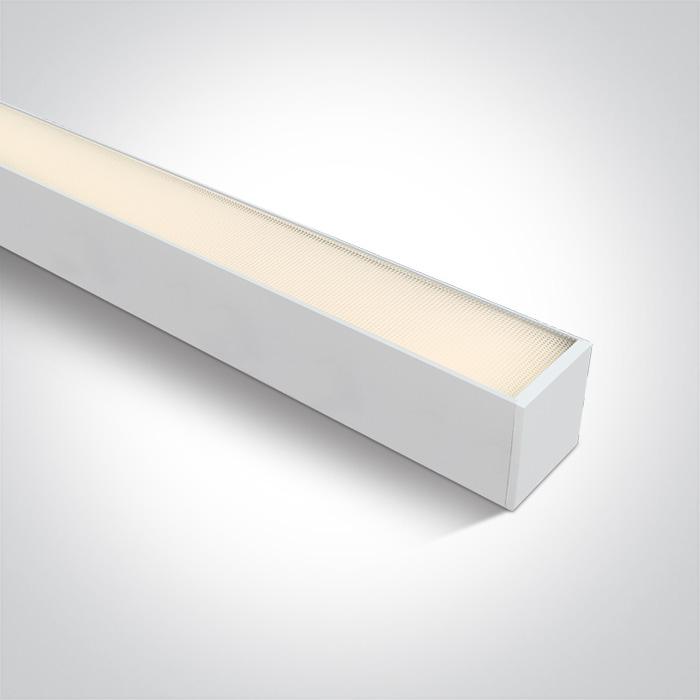 30-50W LED linijinės sistemos šviestuvas, baltas, 3000/4000/5000K, 38161A/W/V