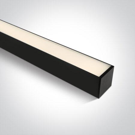 30-50W LED linijinės sistemos šviestuvas, juodas, 3000/4000/5000K, 38161A/B/V