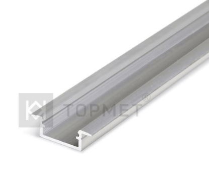 3m LED juostos profilis BEGTIN12 J/S, neanoduotas aliuminis - Image 2
