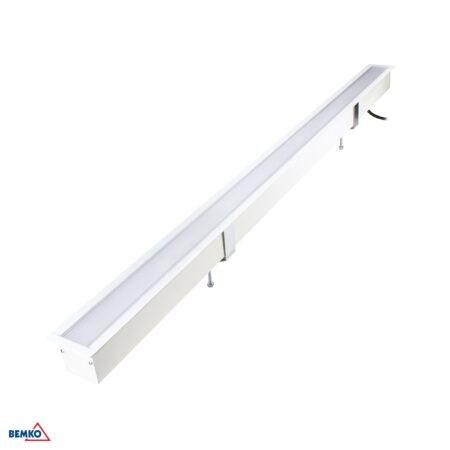 30W LED linijinis įleidžiamas šviestuvas QUALER, baltas, 4000K, SPEC