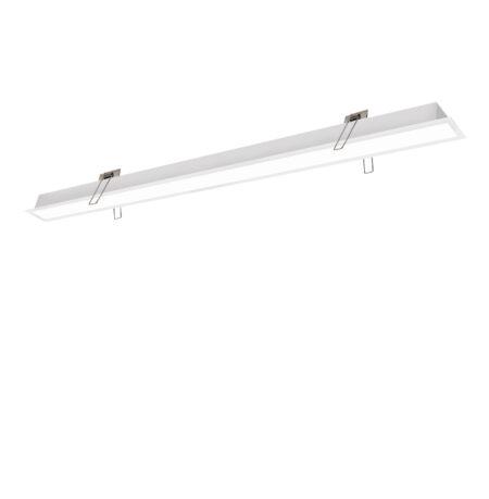 30W LED linijinis įleidžiamas šviestuvas SASA, baltas, 3000K, 1140mm, 3917-03114-3-W-P-N
