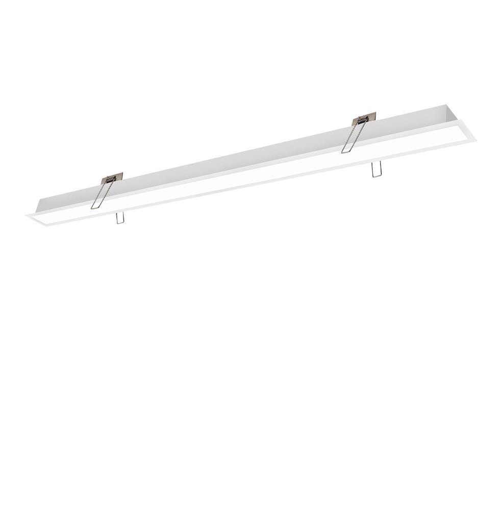 30W LED linijinis įleidžiamas šviestuvas SASA, baltas, 3000K, 1140mm, 3917-03114-3-W-P-N