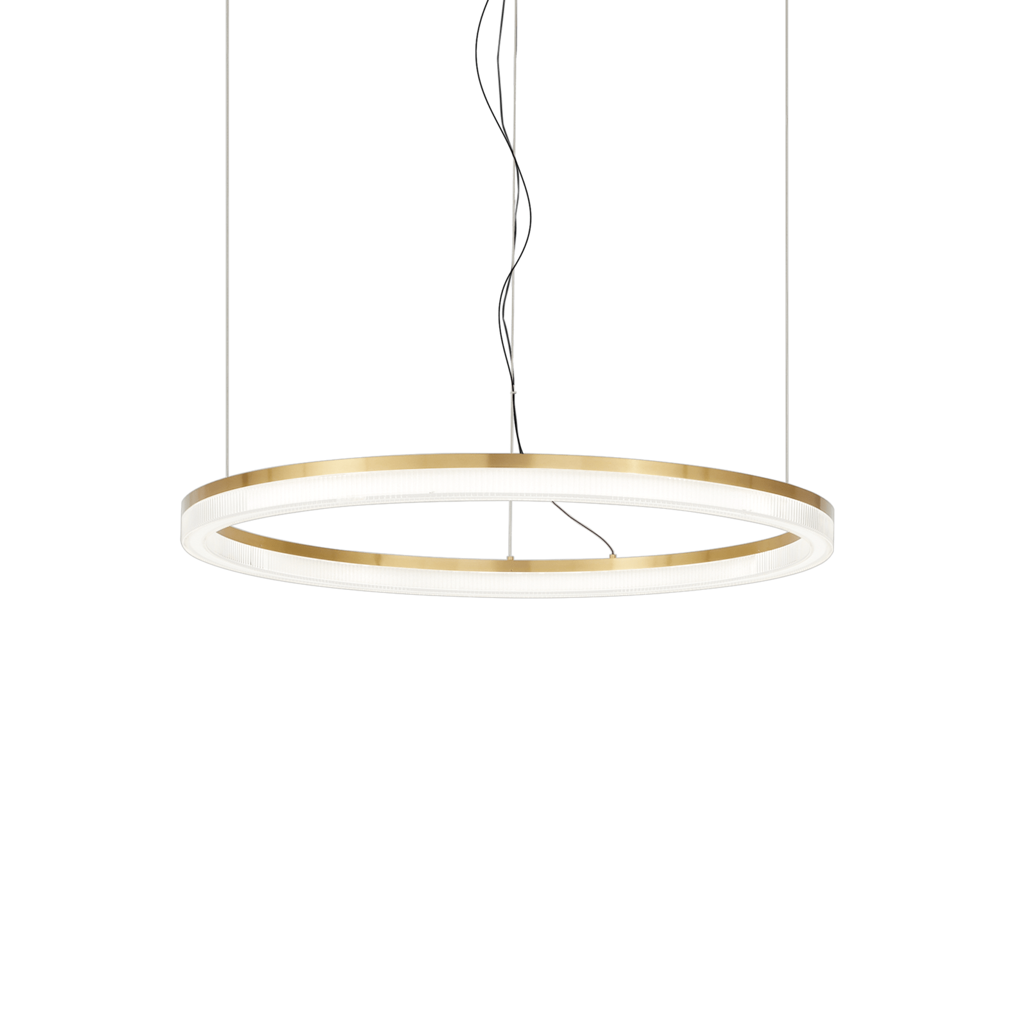 30W LED pakabinamas šviestuvas CROWN, žalvario sp., 3000K, 314938