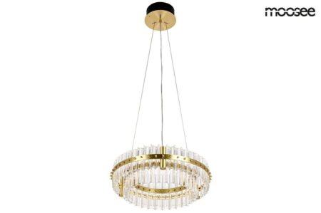 30W LED pakabinamas šviestuvas SATURNUS, aukso sp., 3000K